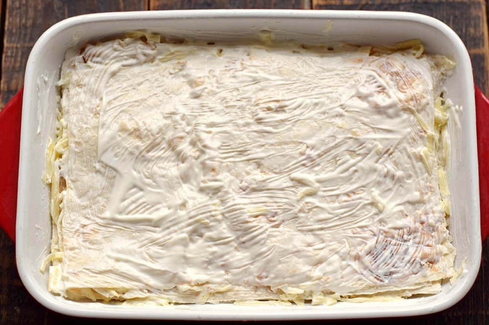 Пирог с сыром из лаваша