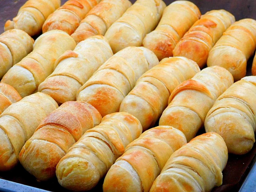 Пирожки-трубочки с картошкой