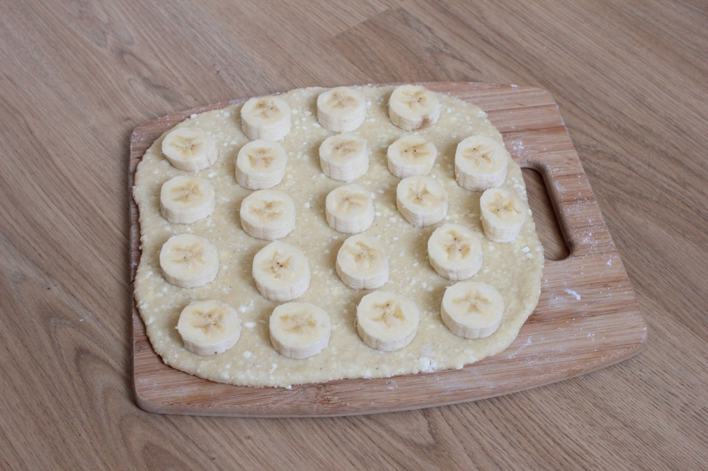 Творожные пирожки с банановой начинкой Малютки