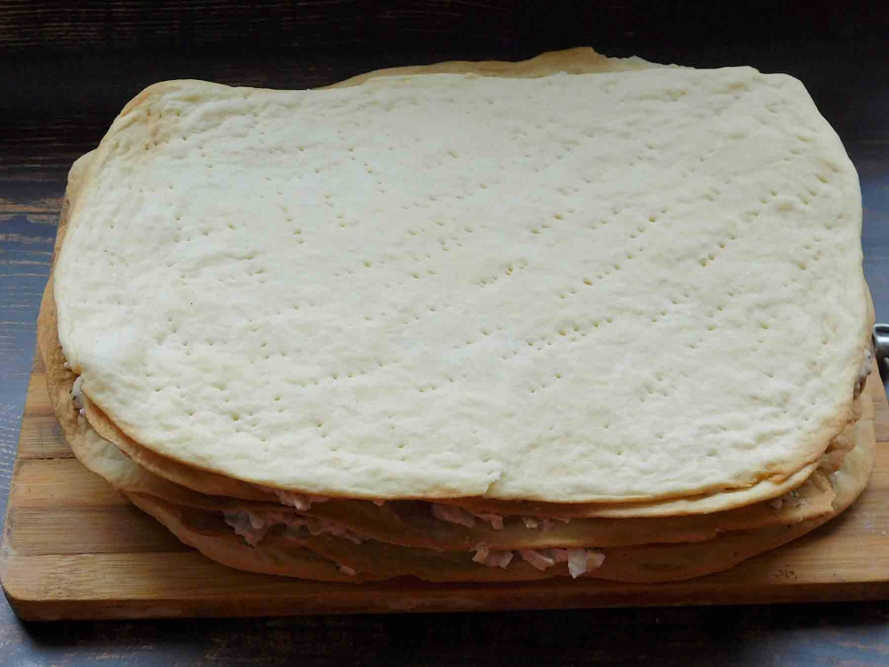 Закусочное пирожное Мимоза