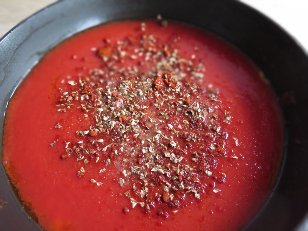 Картофель в томатном соусе